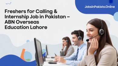 Freshers for Calling & Internship Job in Pakistan – ABN Overseas Education Lahore