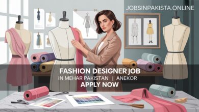 Fashion Designer Job in Mehar Pakistan – Anekor | Apply Now