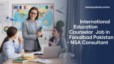 International Education Counselor Job in Faisalabad Pakistan – NSA Consultant