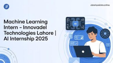 Machine Learning Intern – Innovadel Technologies Lahore | AI Internship 2025