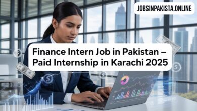 Finance Intern Job in Pakistan – Paid Internship in Karachi 2025