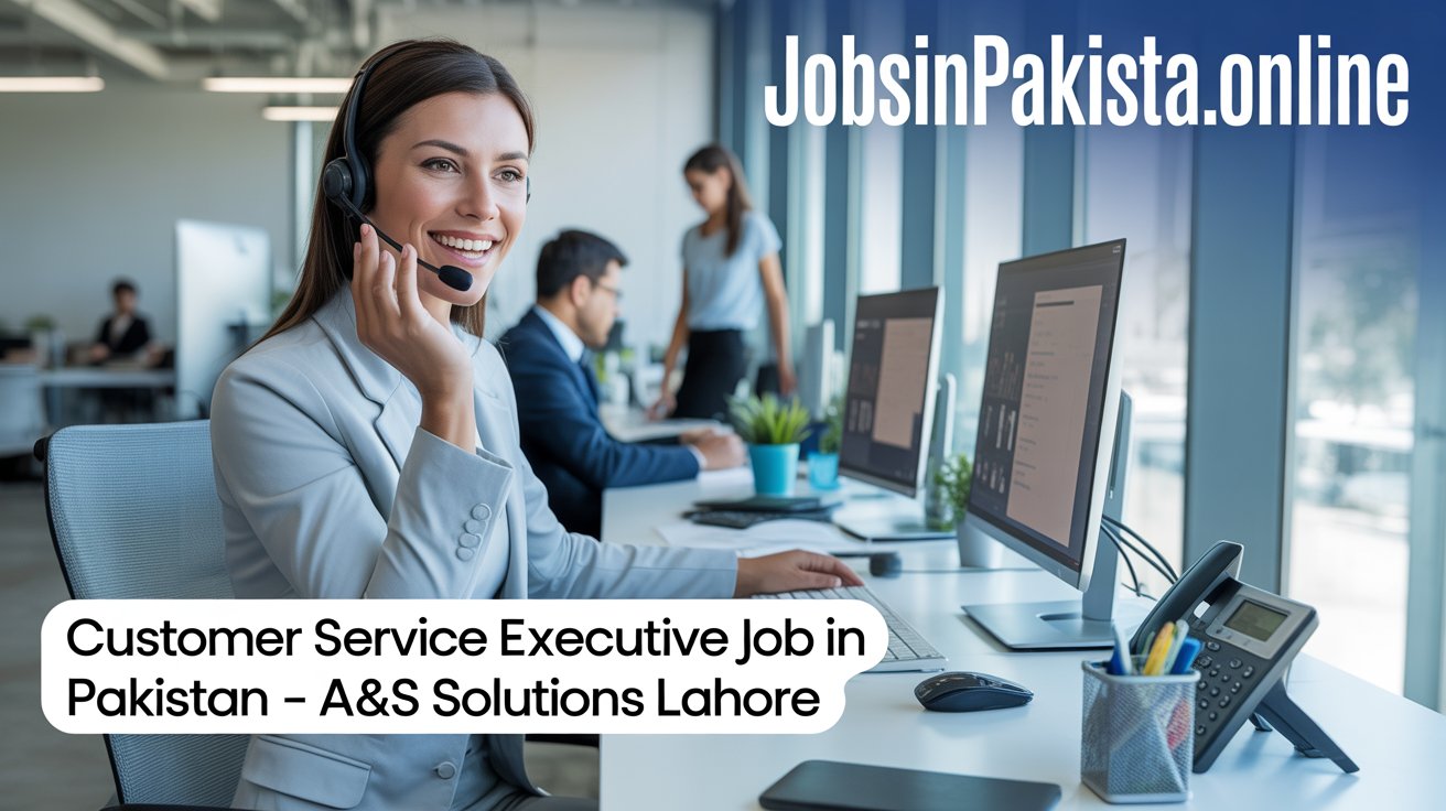 Customer Service Executive Job in Pakistan – A&S Solutions Lahore